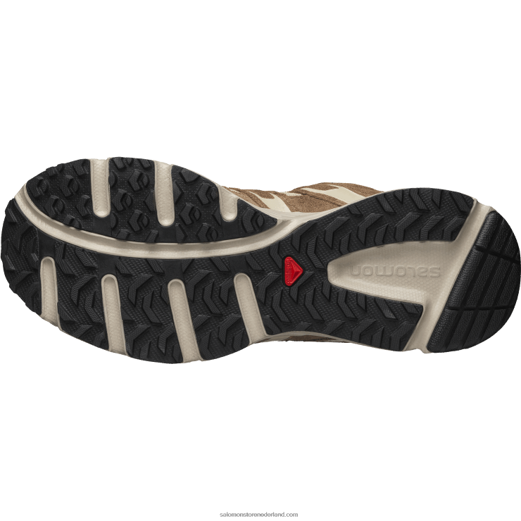 sportschoenen voor heren - x-mission 4 suède Salomon 22DD8163 fenegriek/eikel/regenachtige dag