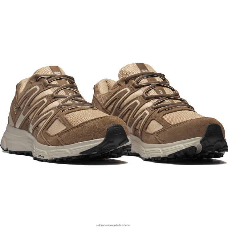 sportschoenen voor heren - x-mission 4 suède Salomon 22DD8163 fenegriek/eikel/regenachtige dag