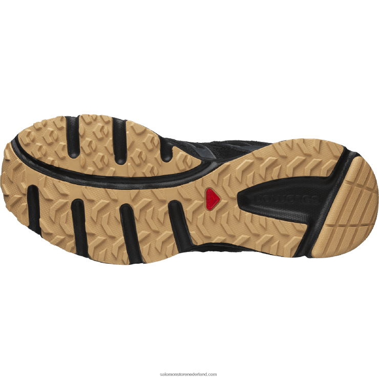 sportschoenen voor heren - x-mission 4 suède Salomon 22DD8165 zwart/ebbenhout/gum3