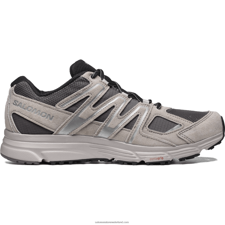 sportschoenen voor heren - x-mission 4 suède Salomon 22DD8168 pruim kitten/as van rozen/ftw zilver