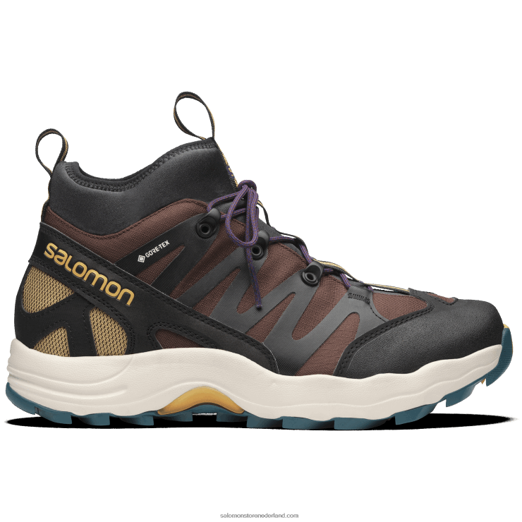 sportschoenen voor heren - xa pro 1 mid gore-tex Salomon 22DD8198 chocoladefondant/pijlhout/zwart
