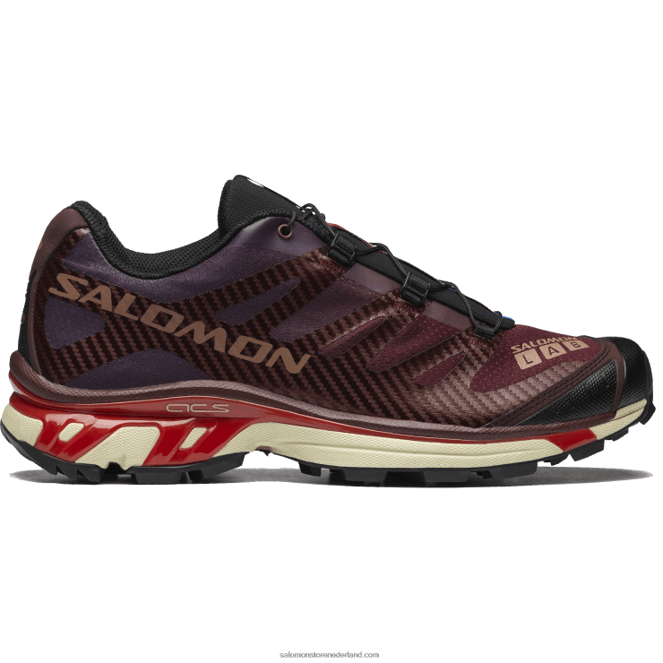 sportschoenen voor heren - xt-4 Salomon 22DD8219 bittere chocolade/mokkamousse/vurig rood