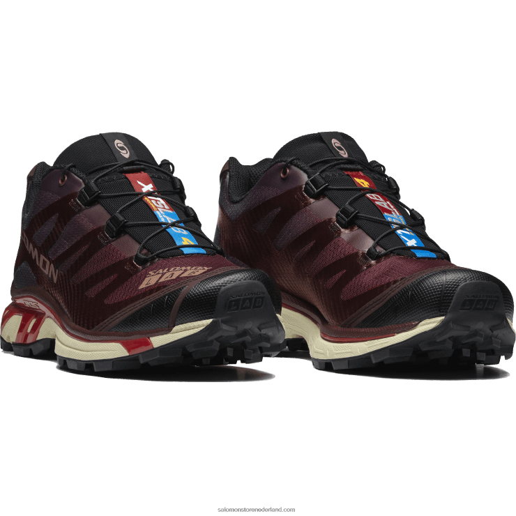 sportschoenen voor heren - xt-4 Salomon 22DD8219 bittere chocolade/mokkamousse/vurig rood