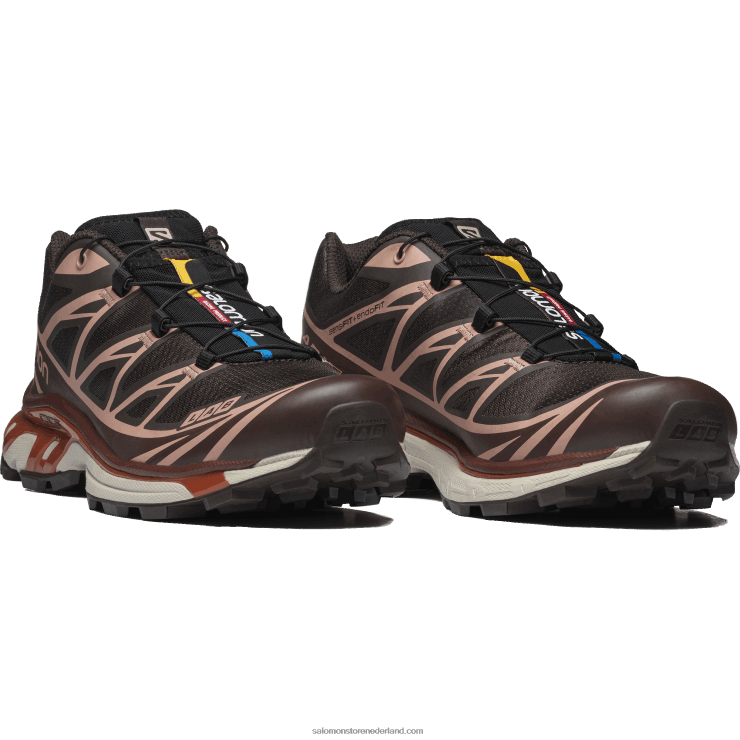 sportschoenen voor heren - xt-6 Salomon 22DD887 delicioso/chocoladefondant/perzikbeige