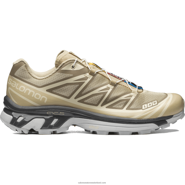 sportschoenen voor heren - xt-6 transparant Salomon 22DD8121 safari/magneet/vanille-ijs