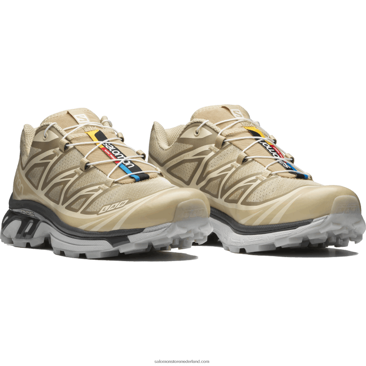 sportschoenen voor heren - xt-6 transparant Salomon 22DD8121 safari/magneet/vanille-ijs