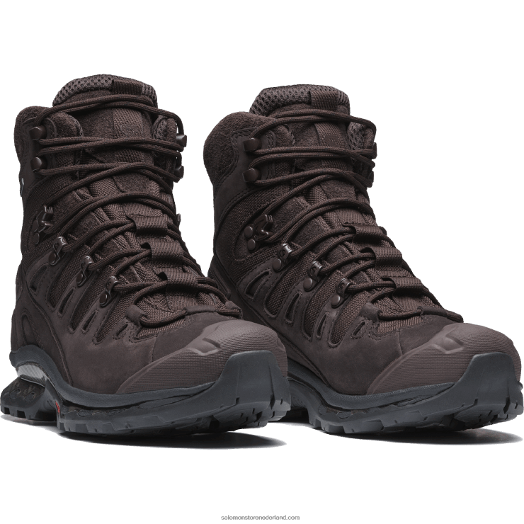 sportschoenen voor heren - zoektocht 3 4d gore-tex Salomon 22DD8213 chocolade pruim/zwart