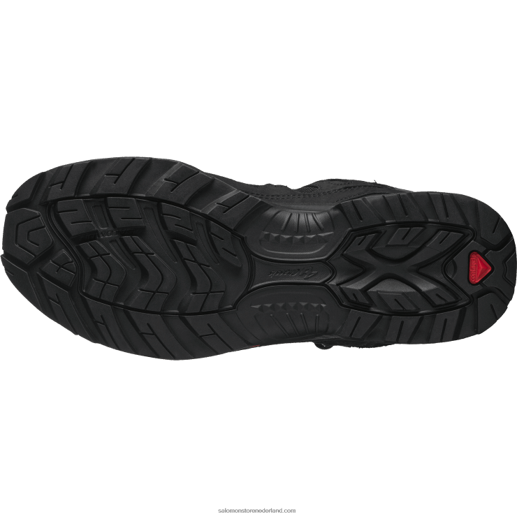 sportschoenen voor heren - zoektocht 3 4d gore-tex Salomon 22DD8214 zwart/ebbenhout