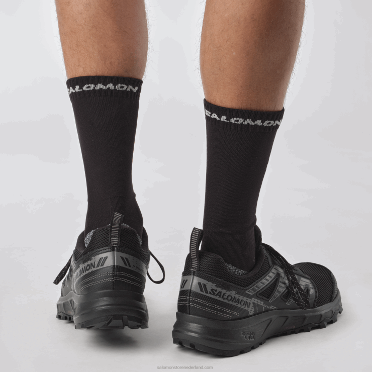 hardloopschoenen voor heren - dwalen Salomon 22DD81486 zwart/tin/vorstgrijs