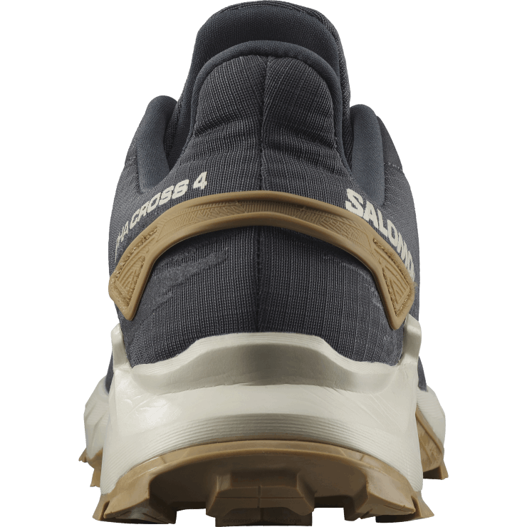 trailrunningschoenen voor heren - alphacross 4 Salomon 22DD81483 ebbenhout/regenachtige dag/fantoom