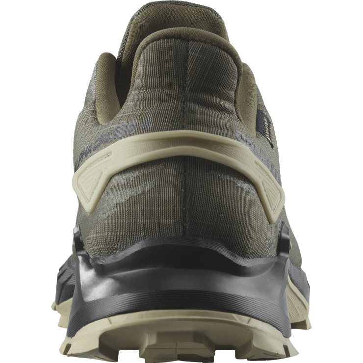 trailrunningschoenen voor heren - alphacross 4 gore-tex Salomon 22DD81477 olijf nacht/zwart/mosgrijs