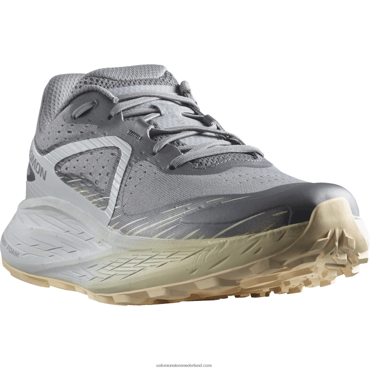 trailrunningschoenen voor heren - glide max tr Salomon 22DD81449 rustige tint/parelblauw/gebleekt zand