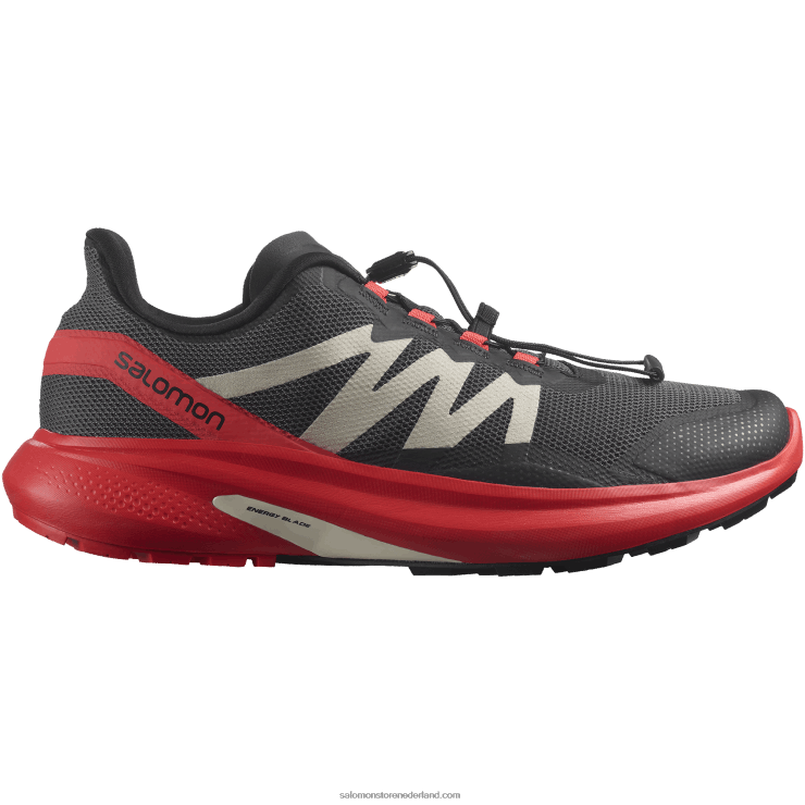 trailrunningschoenen voor heren - hypulse Salomon 22DD81484 magneet/poppy rood/zwart