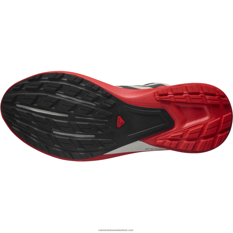 trailrunningschoenen voor heren - hypulse Salomon 22DD81484 magneet/poppy rood/zwart