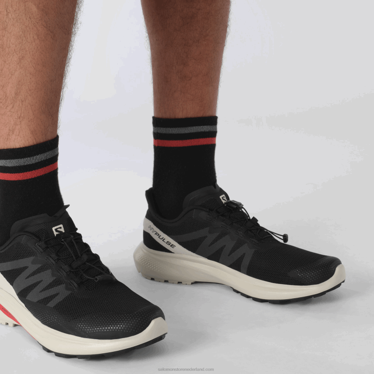 trailrunningschoenen voor heren - hypulse Salomon 22DD81485 zwarte/regenachtige dag