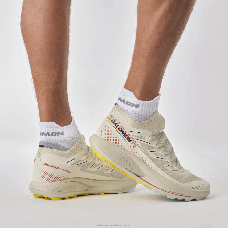 trailrunningschoenen voor heren - pulsar trail pro 2 Salomon 22DD81437 regenachtige dag/hete saus/freesia
