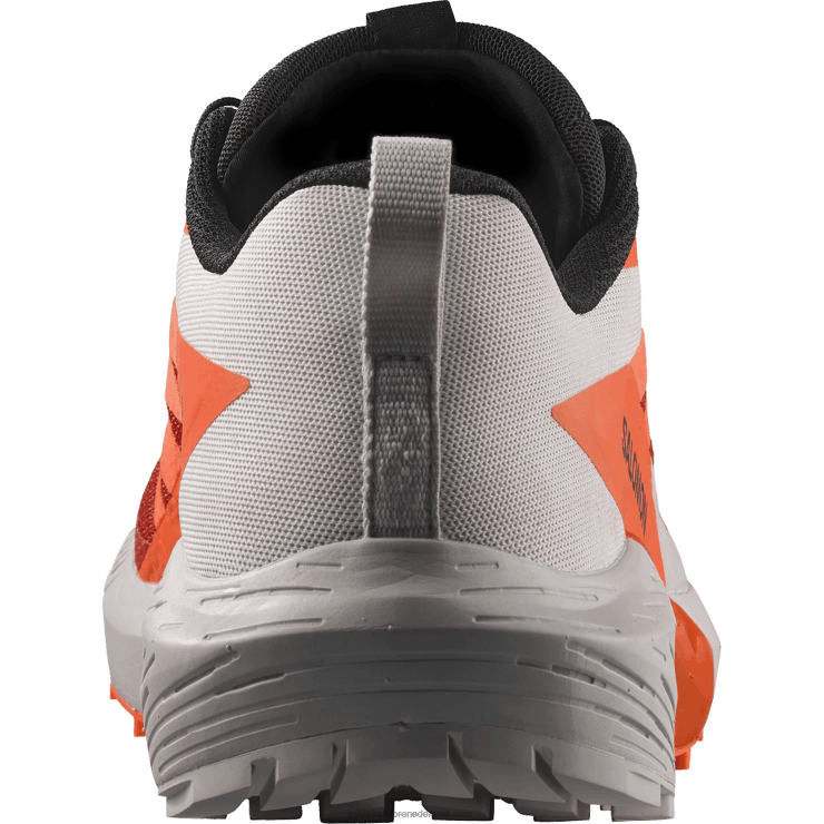 trailrunningschoenen voor heren - sense ride 5 Salomon 22DD81434 maansteen/schokkend oranje/vurig rood