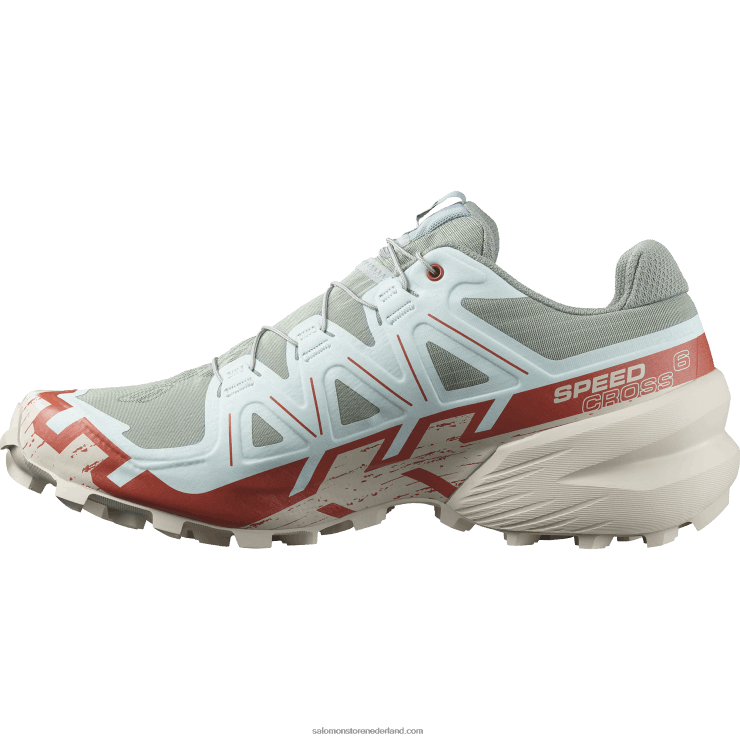 trailrunningschoenen voor heren - speedcross 6 Salomon 22DD81454 lelieblad/regenachtige dag/gebleekte aqua
