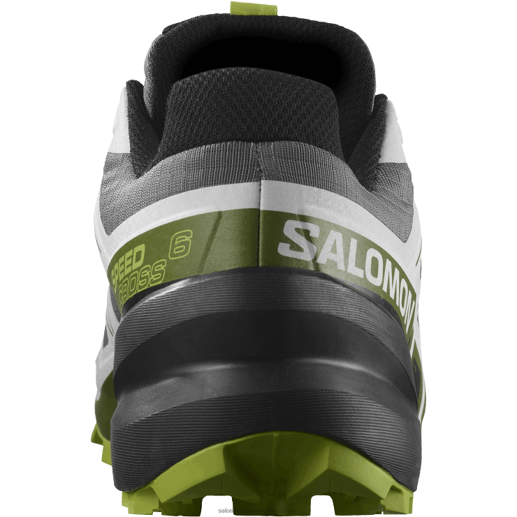 trailrunningschoenen voor heren - speedcross 6 Salomon 22DD81457 zwart/wit/kalkzuur