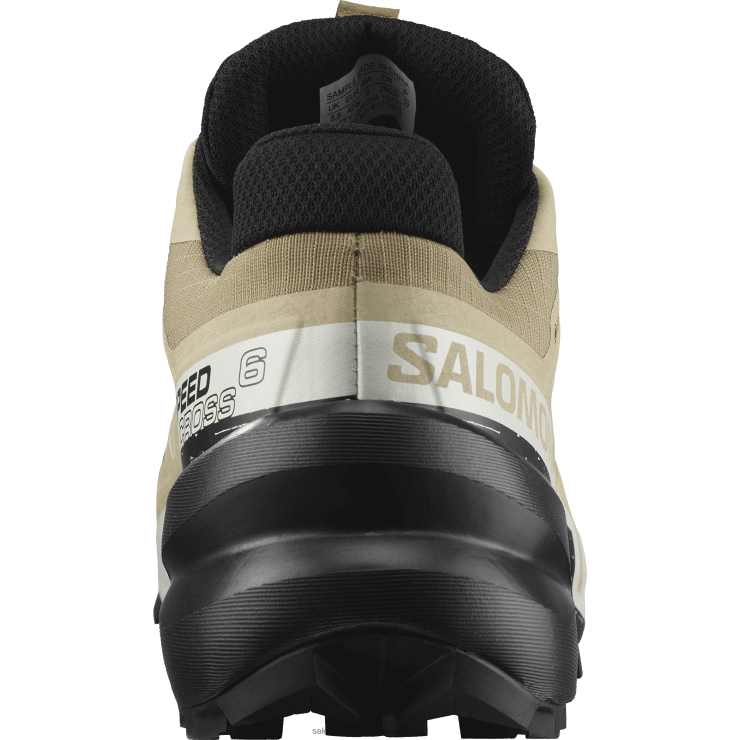 trailrunningschoenen voor heren - speedcross 6 gore-tex Salomon 22DD81466 kelp/zwart/vanille-ijs