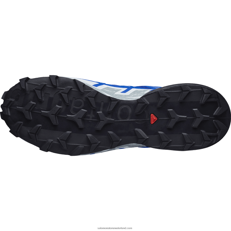 trailrunningschoenen voor heren - speedcross 6 gore-tex Salomon 22DD81467 nautisch blauw/zwart/wit