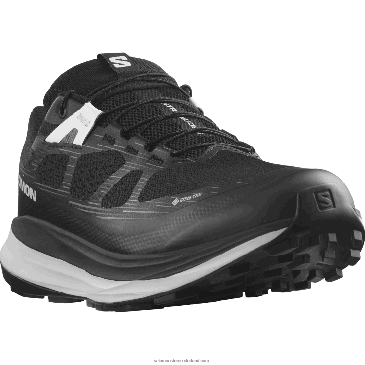 trailrunningschoenen voor heren - ultra glide 2 gore-tex Salomon 22DD81443 zwart/maansteen/wit