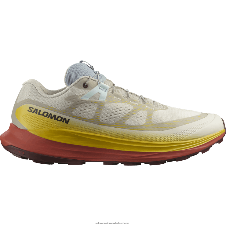 trailrunningschoenen voor heren - ultraglide 2 Salomon 22DD81441 regenachtige dag/freesia/hete saus