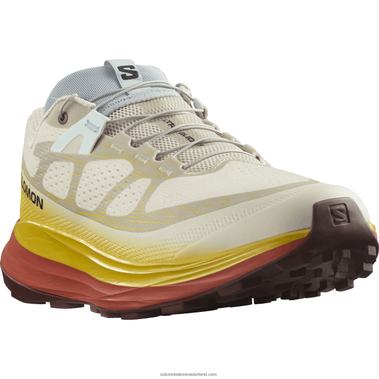 trailrunningschoenen voor heren - ultraglide 2 Salomon 22DD81441 regenachtige dag/freesia/hete saus