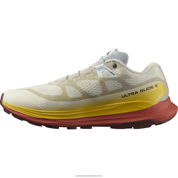 trailrunningschoenen voor heren - ultraglide 2 Salomon 22DD81441 regenachtige dag/freesia/hete saus