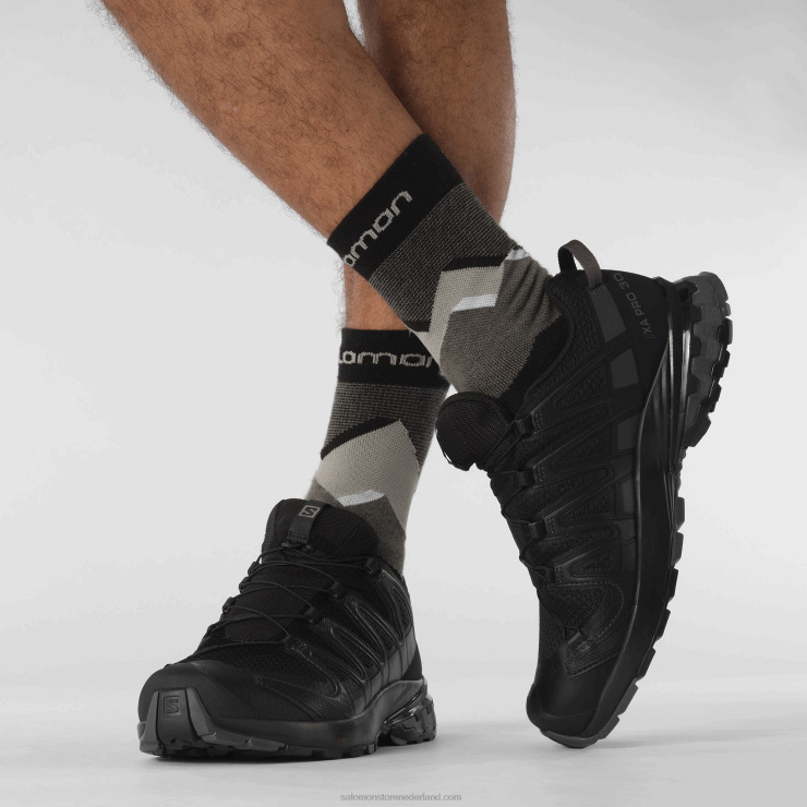 trailrunningschoenen voor heren - xa pro 3d v8 Salomon 22DD81479 zwart/magneet