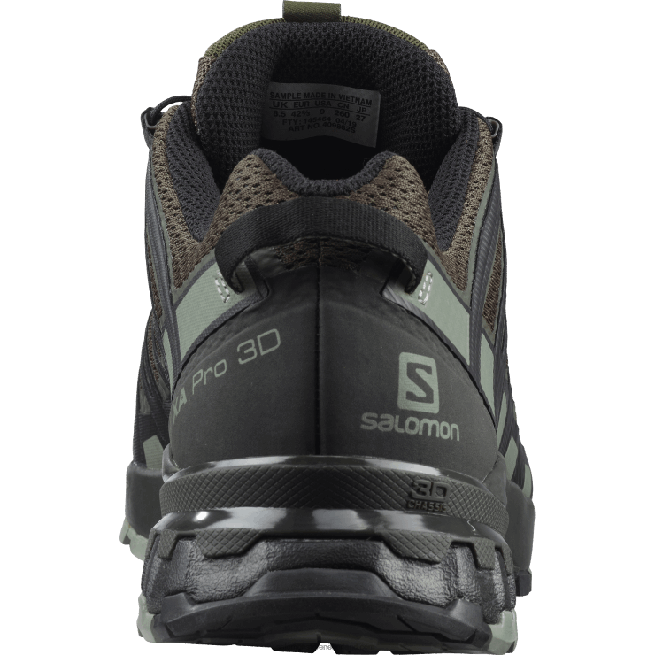trailrunningschoenen voor heren - xa pro 3d v8 breed Salomon 22DD81473 druivenblad/veen/schaduw