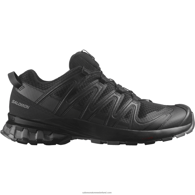 trailrunningschoenen voor heren - xa pro 3d v8 breed Salomon 22DD81474 zwart/magneet
