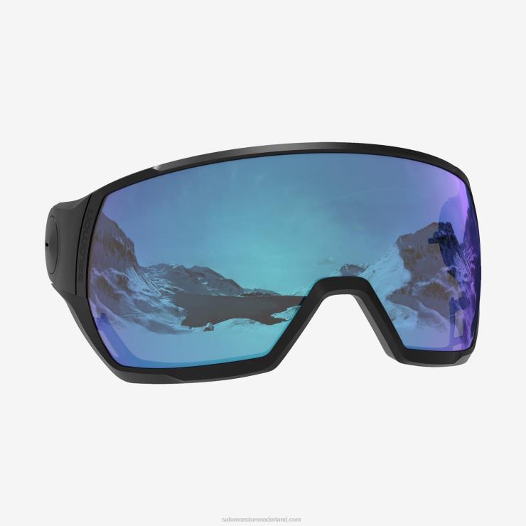 accessoire voor herenhelm - pioneer lt ml mid blu lens-s/m/l Salomon 22DD8529 zwart