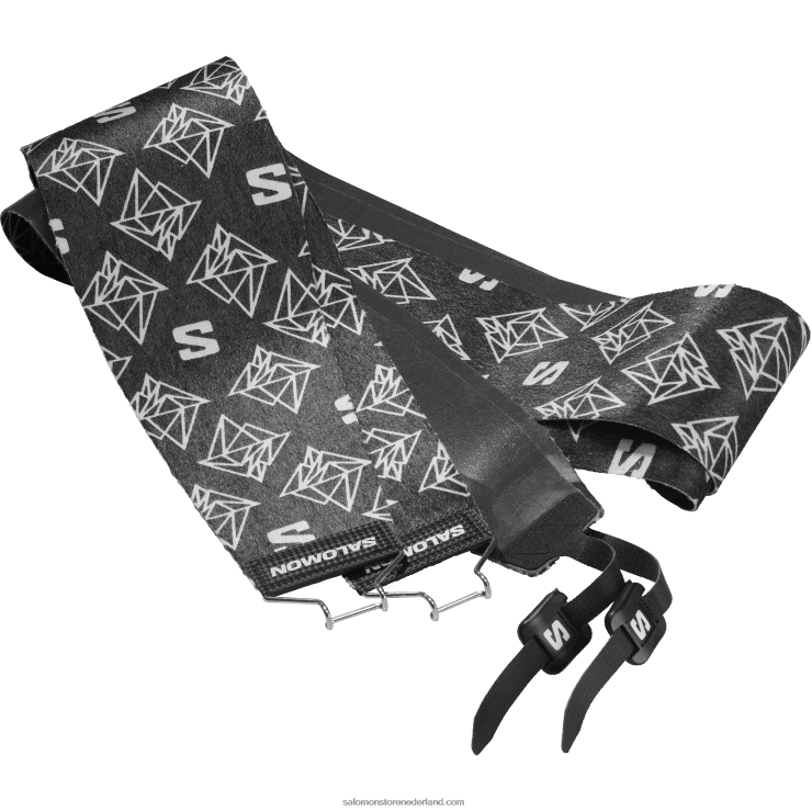 alpine ski-accessoire heren - skins qst 106 Salomon 22DD8525 zwart wit