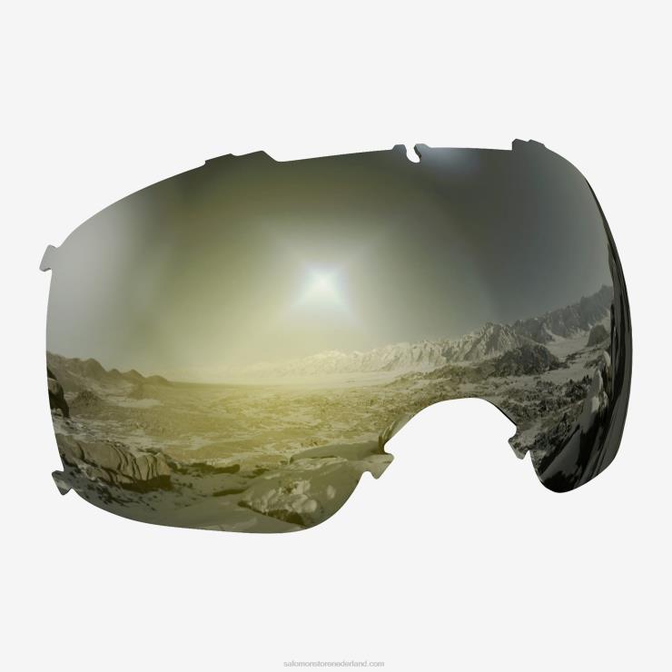 herenbril - xt one lens sigma zwart goud Salomon 22DD8500