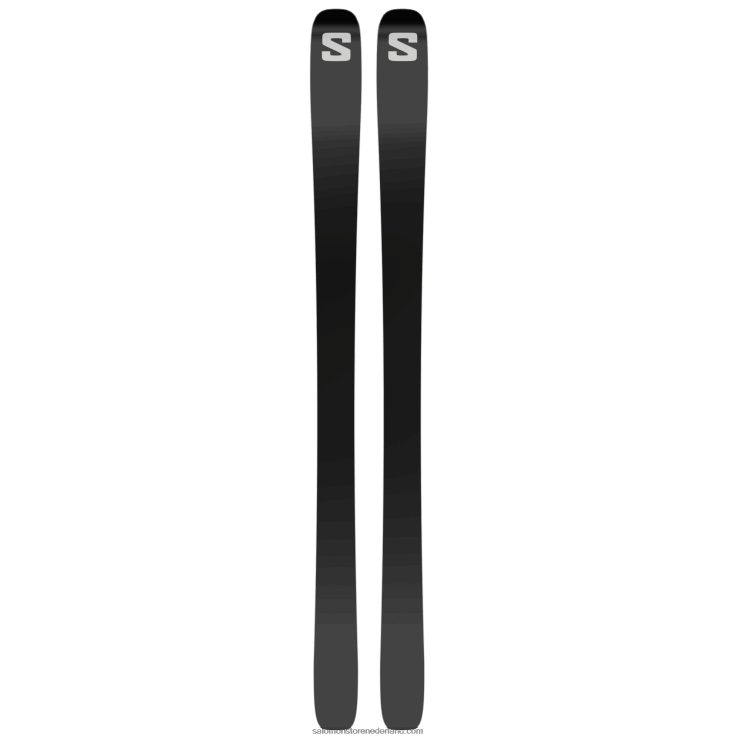 heren all-mountain ski's - stand 96 Salomon 22DD81213 zwart/donkergrijs/licht kakhi metallic