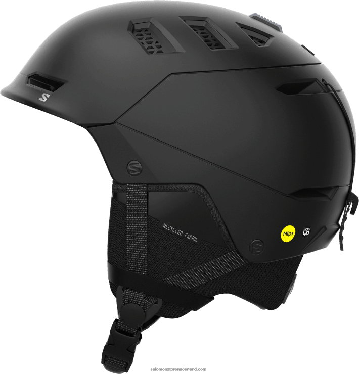 herenhelm - husk pro mips Salomon 22DD81264 zwart