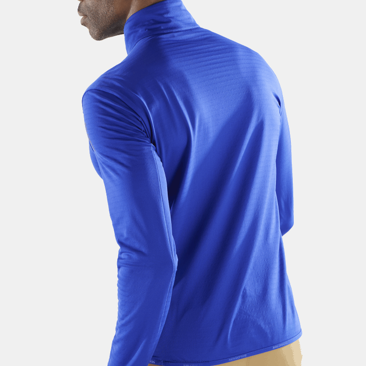 tussenlaag met halve rits voor heren - essentieel lichtwarm Salomon 22DD8548 surfen op het internet