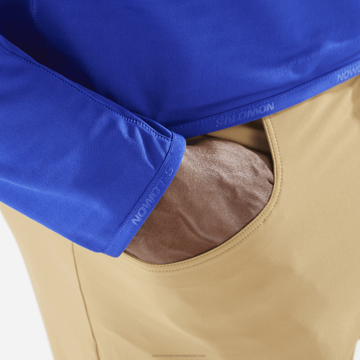 tussenlaag met halve rits voor heren - essentieel lichtwarm Salomon 22DD8548 surfen op het internet