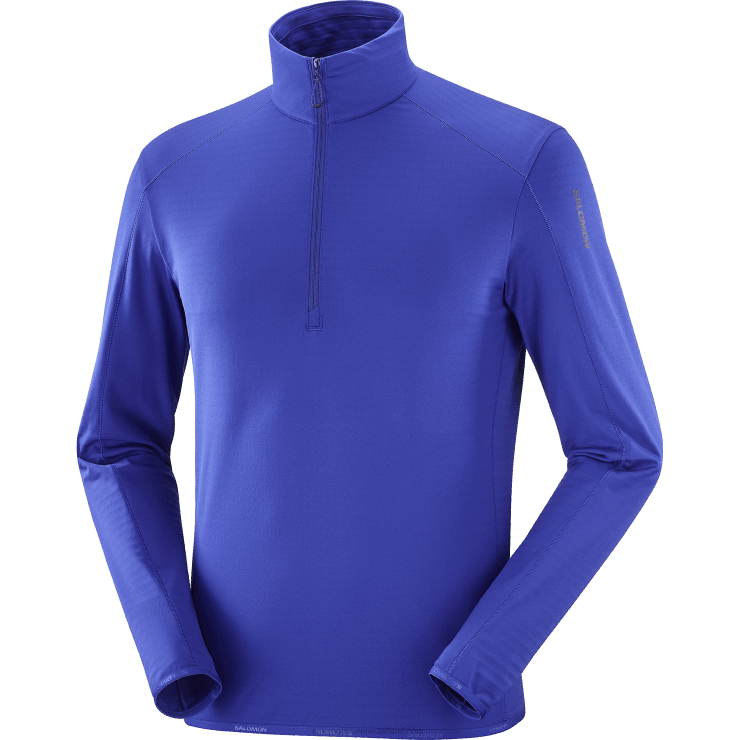 tussenlaag met halve rits voor heren - essentieel lichtwarm Salomon 22DD8548 surfen op het internet