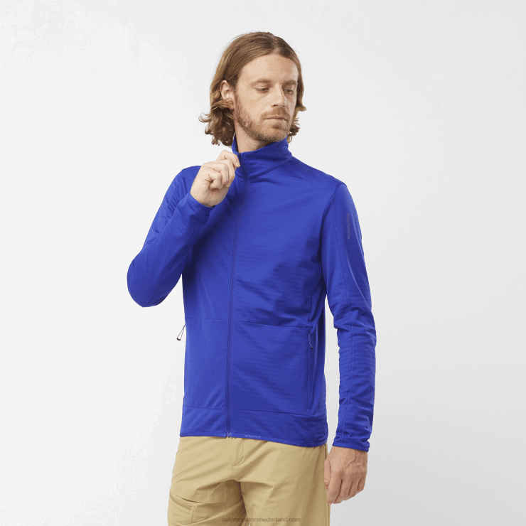 tussenlaagjack met volledige rits voor heren - essentieel lichtwarm Salomon 22DD8554 surfen op het internet