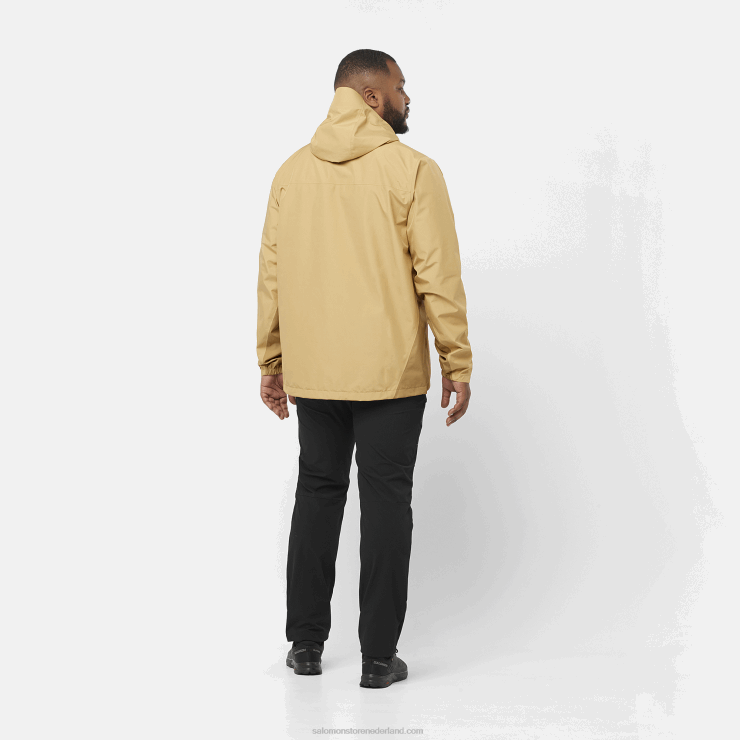 tussenlaagjack voor heren met capuchon - all season hybride Salomon 22DD8559 diep zwart