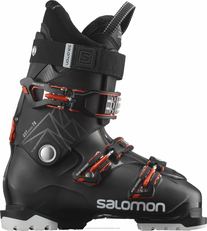 heren all-mountain laarzen - qst toegang 70 Salomon 22DD81239 zwart/antraciet doorschijnend/oranje