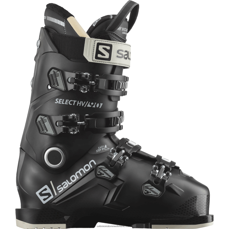 pisteschoenen voor heren - select hv 90 Salomon 22DD81219 zwart/belluga/regenachtige dag