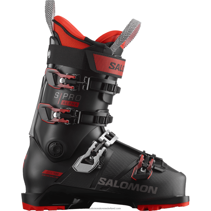 skischoenen voor heren - s/pro alpha 100 Salomon 22DD81235 zwart rood