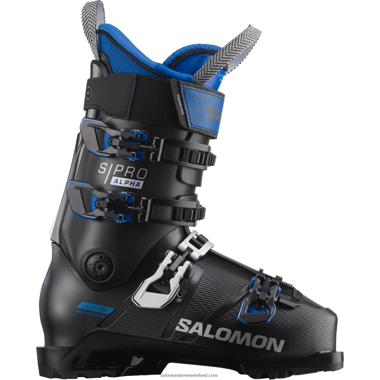 skischoenen voor heren - s/pro alpha 120 el Salomon 22DD81220 zwart/raceblauw