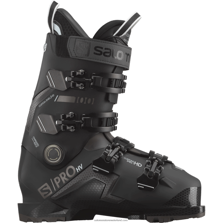 skischoenen voor heren - s/pro hv 100 Salomon 22DD81229 zwart/belluga/grijs