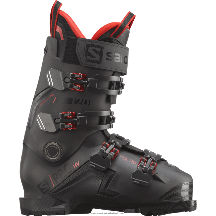 skischoenen voor heren - s/pro hv 120 Salomon 22DD81228 belluga metallic/rood metallic