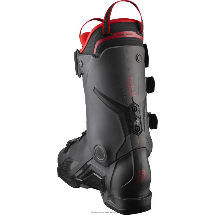 skischoenen voor heren - s/pro mv 120 Salomon 22DD81222 belluga/rood/zwart