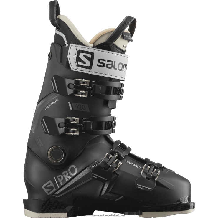 skischoenen voor heren - s/pro mv 120 Salomon 22DD81223 zwart/regenachtige dag/belluga